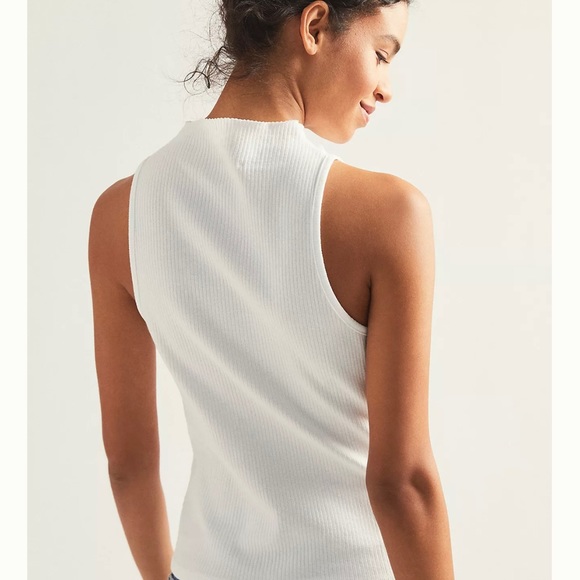 Anthropologie Maeve Mock Neck Tank size S - Picture 3 of 6